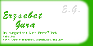 erzsebet gura business card